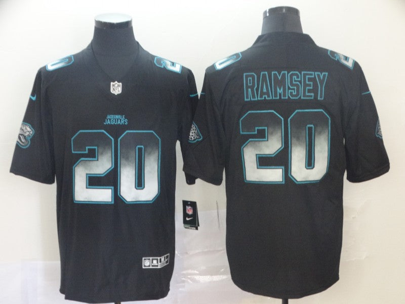 Men's Jacksonville Jaguars #20 Jalen Ramsey Black Alternate Player Game Jerseys