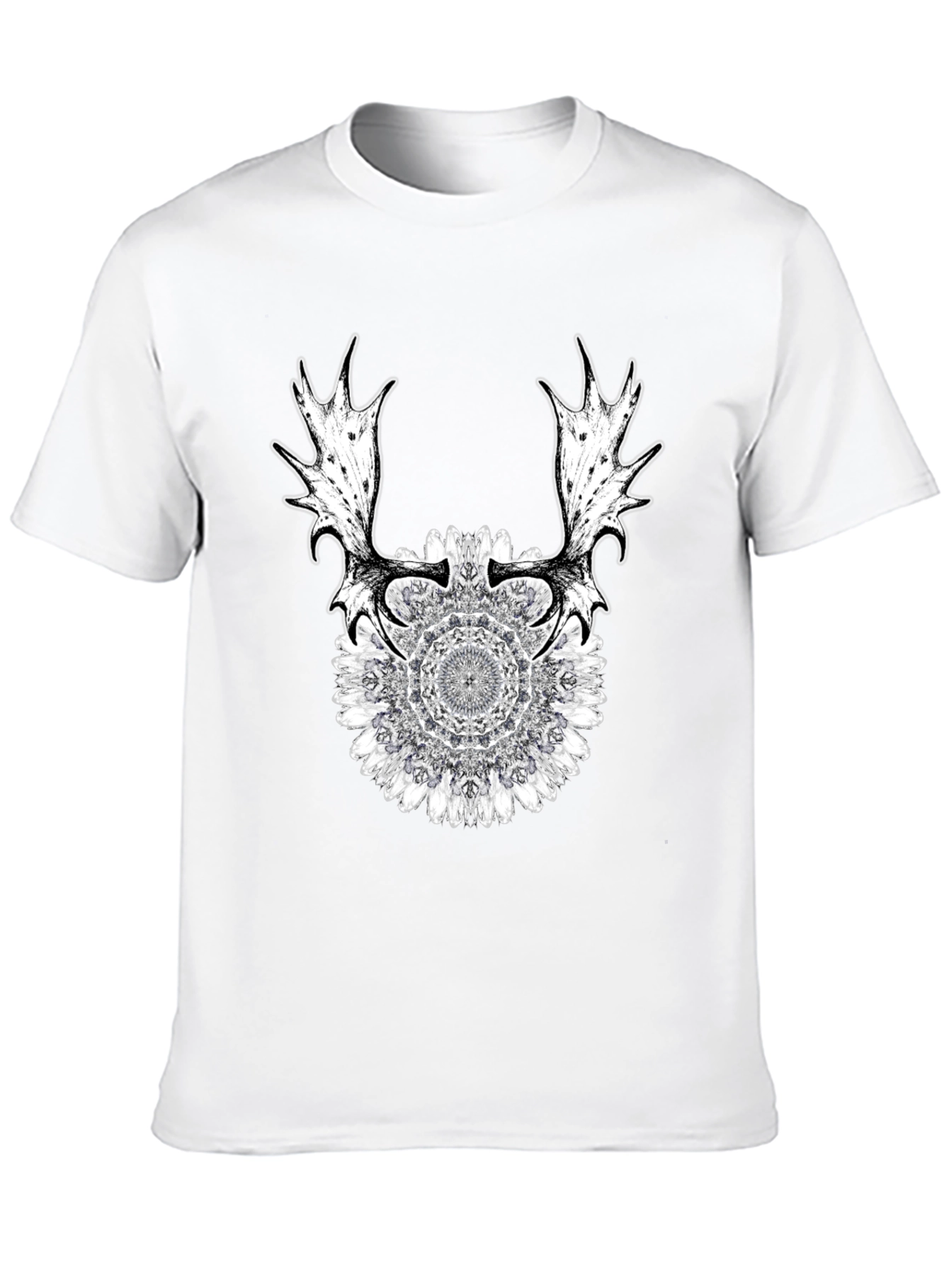 Nature Mandala Antler Graphic Tee