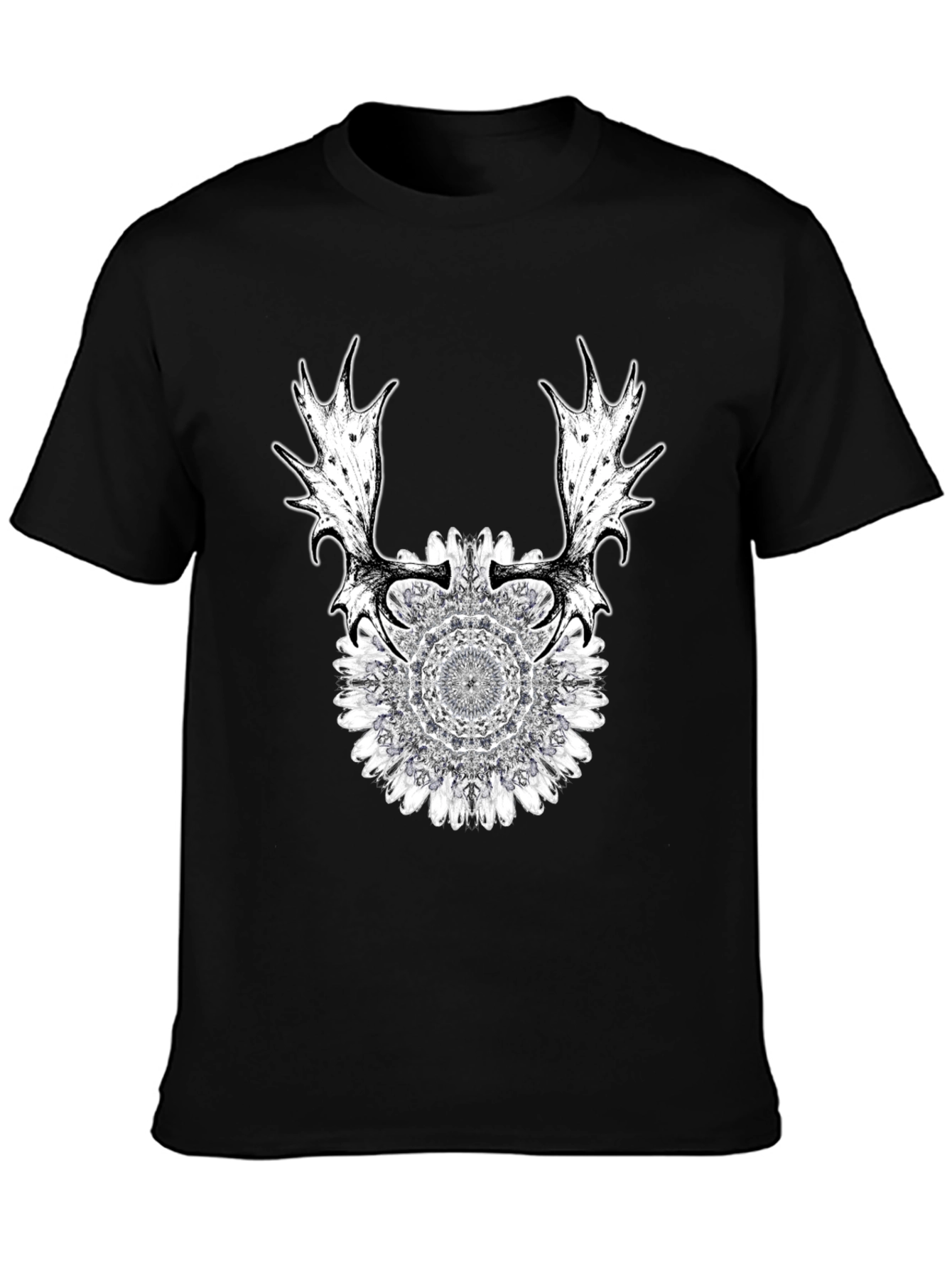 Nature Mandala Antler Graphic Tee