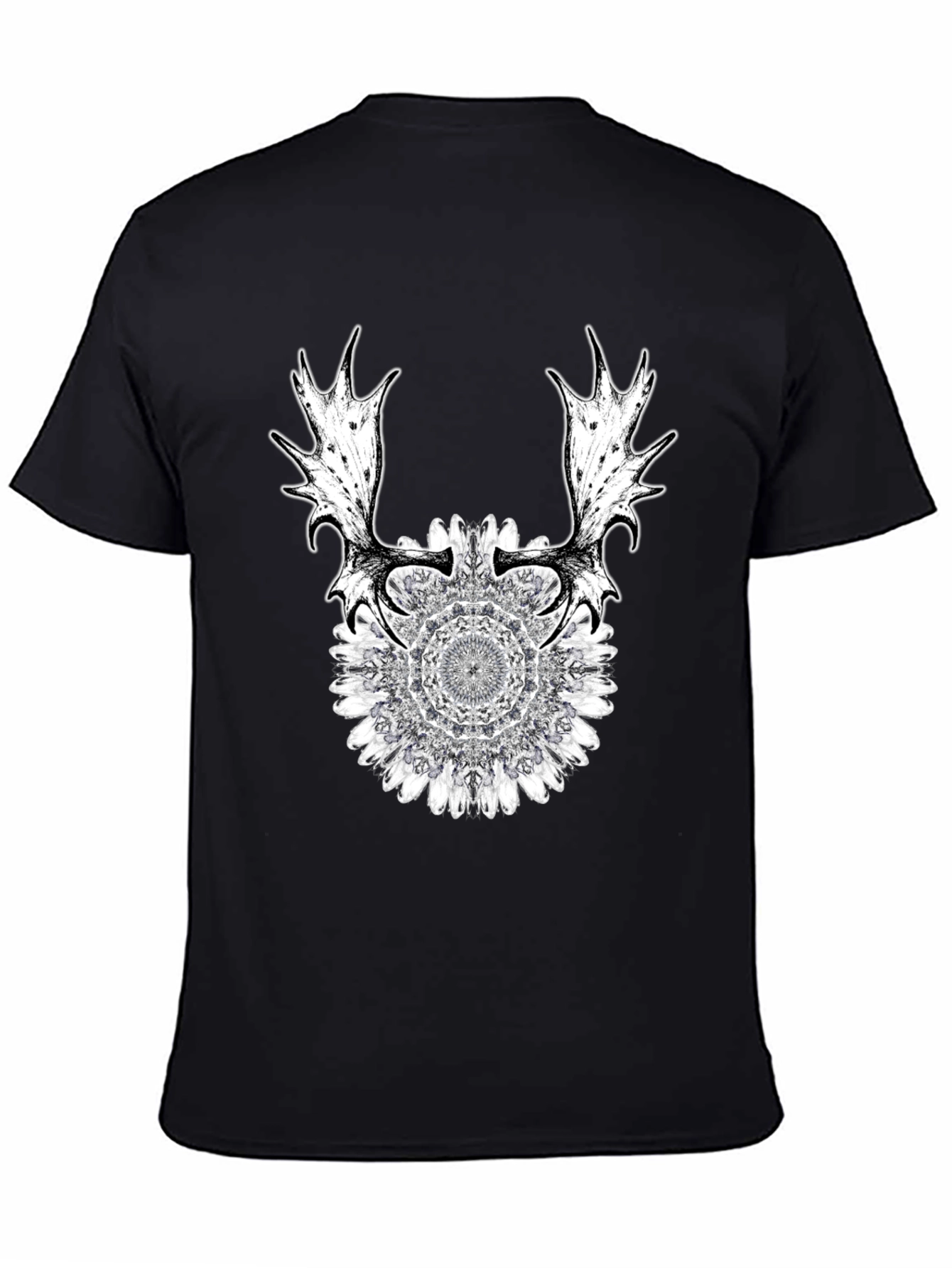 Nature Mandala Antler Graphic Tee