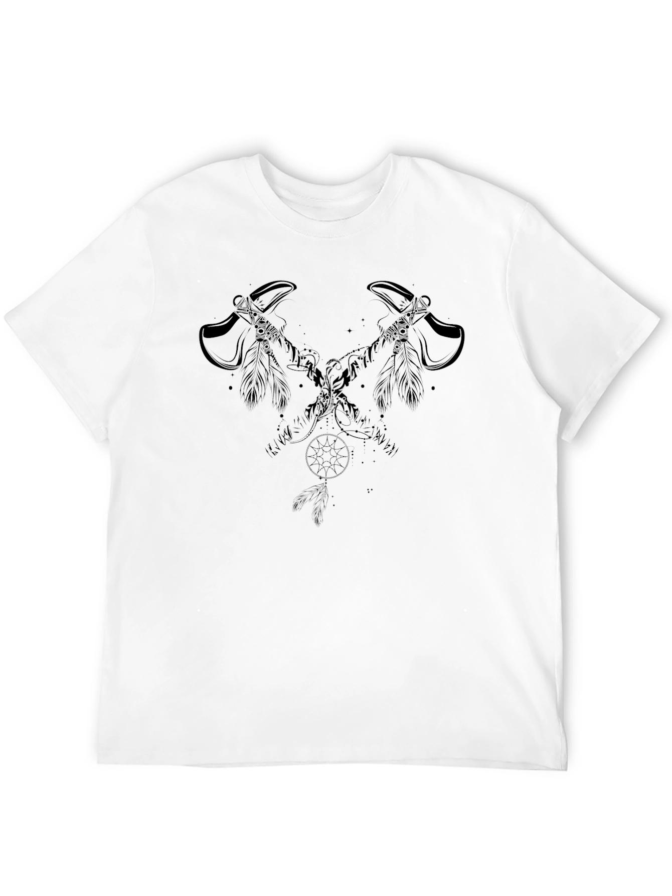 Axe Dreamcatcher Graphic Tee - Black