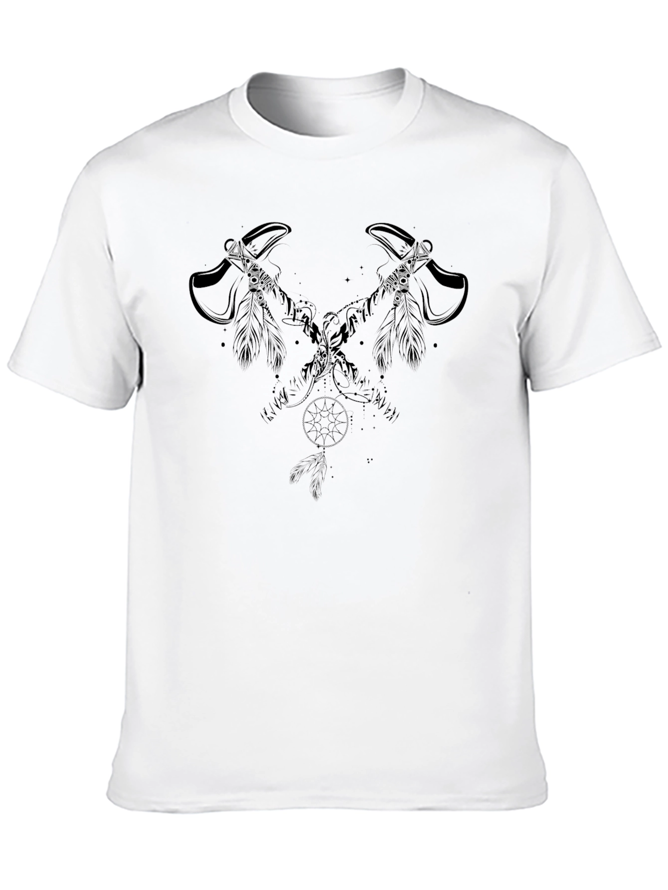 Axe Dreamcatcher Graphic Tee - Black