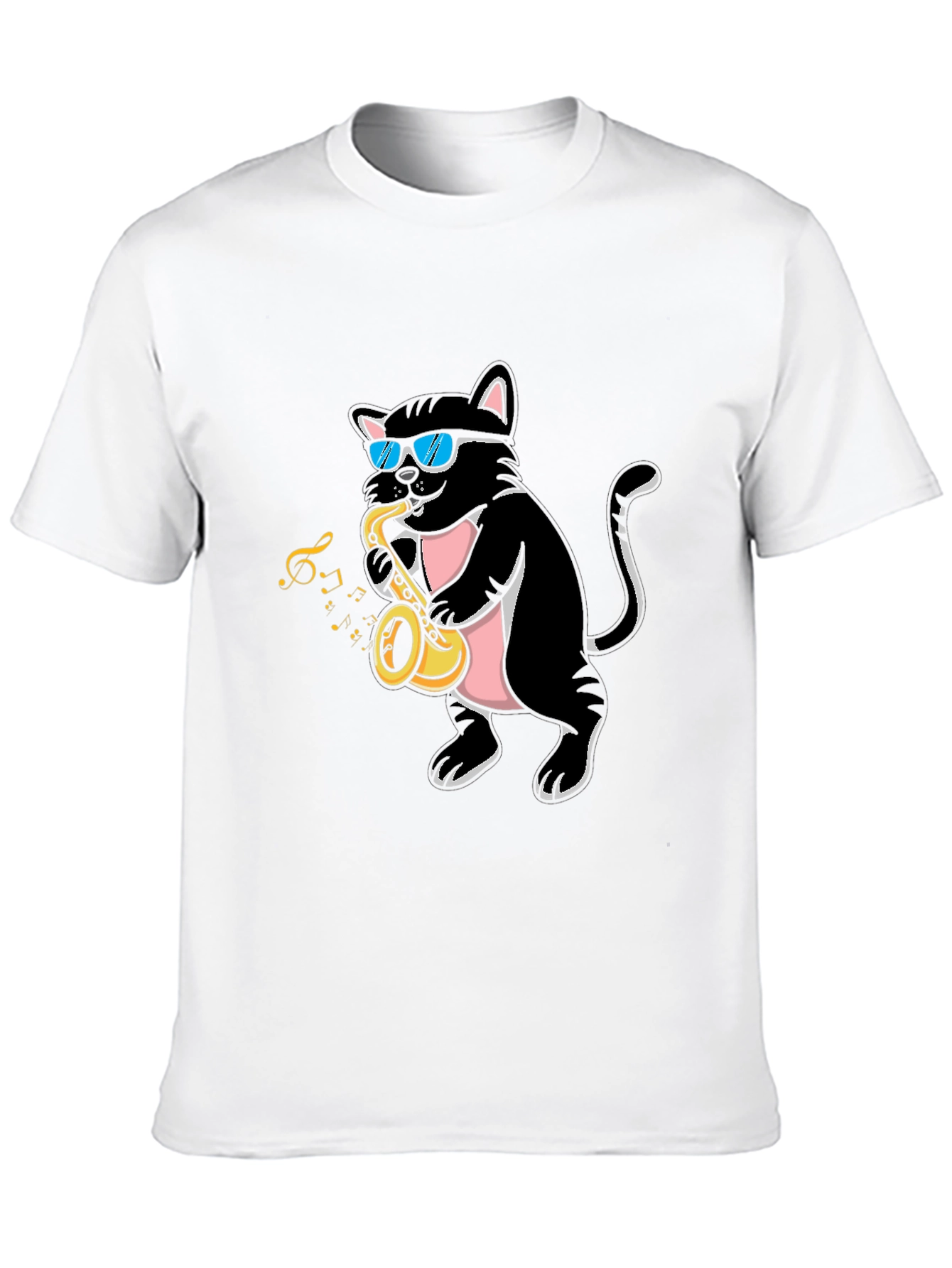 Cool Cat Saxophone T-Shirt