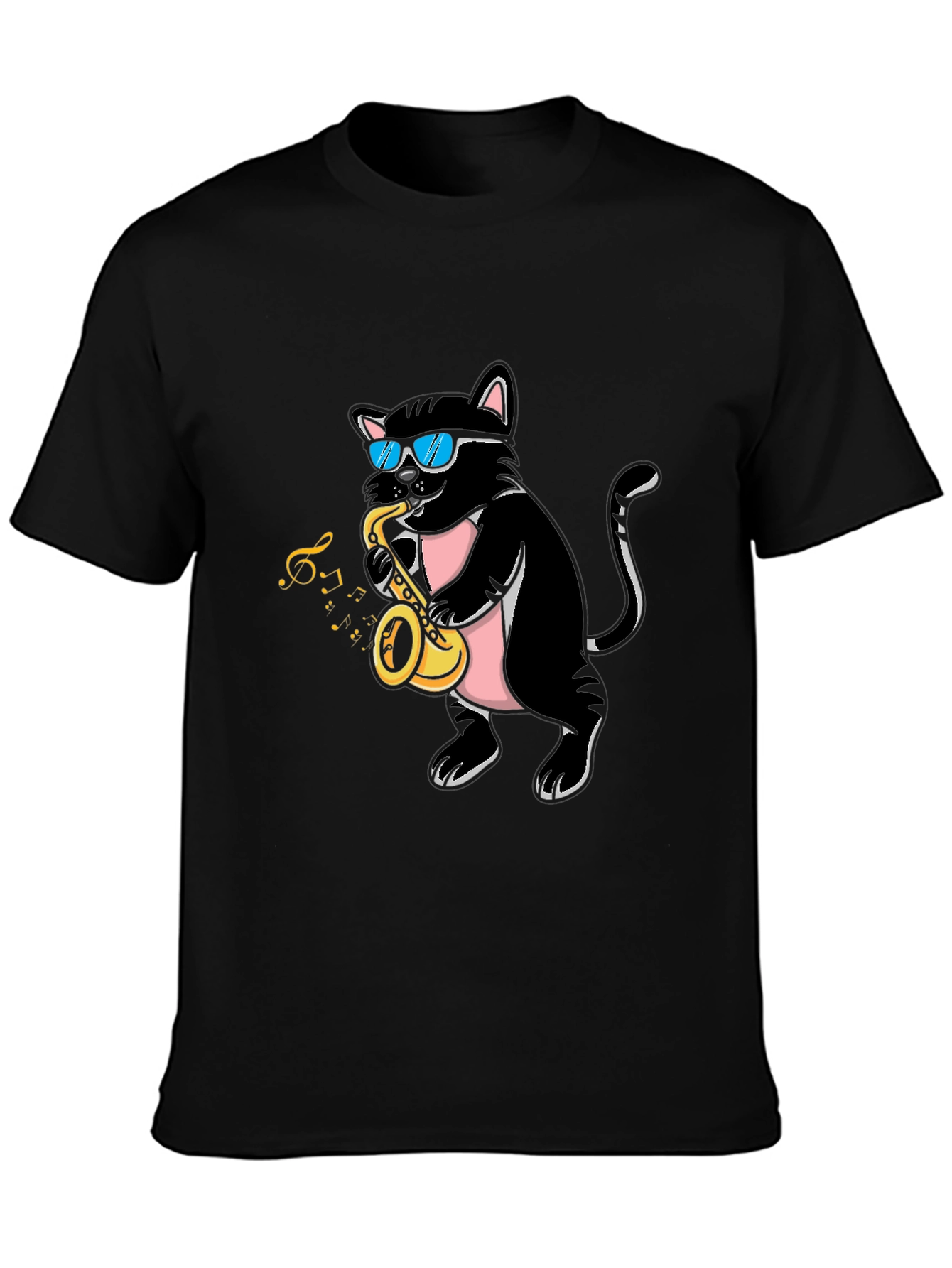 Cool Cat Saxophone T-Shirt