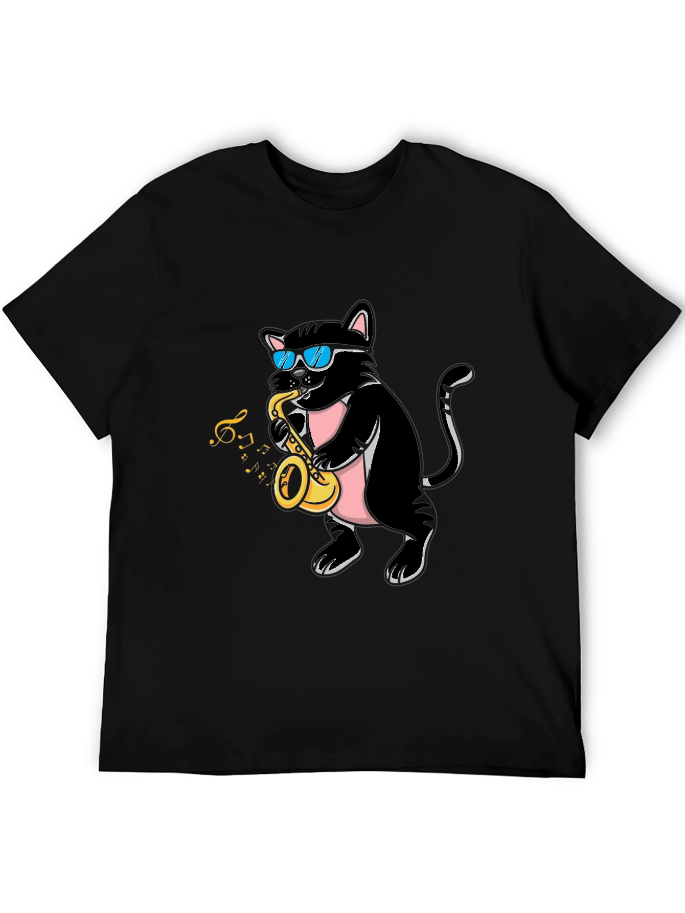 Cool Cat Saxophone T-Shirt