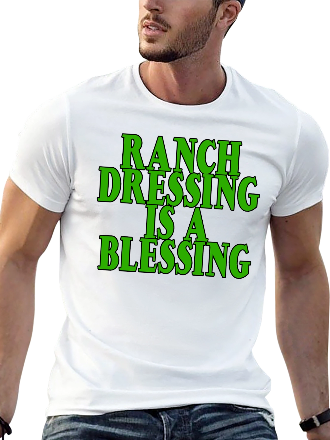 Ranch Dressing Blessing Black T-Shirt