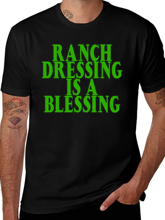 Ranch Dressing Blessing Black T-Shirt