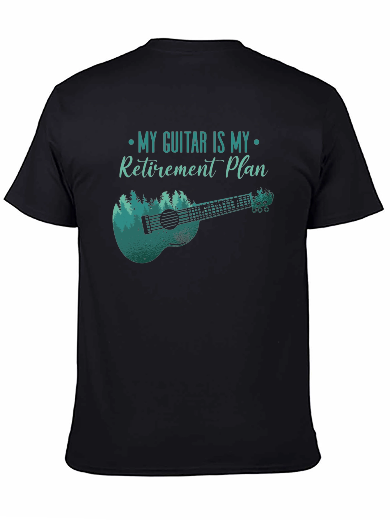 Guitar Retirement Plan Tee - Musicians Gift