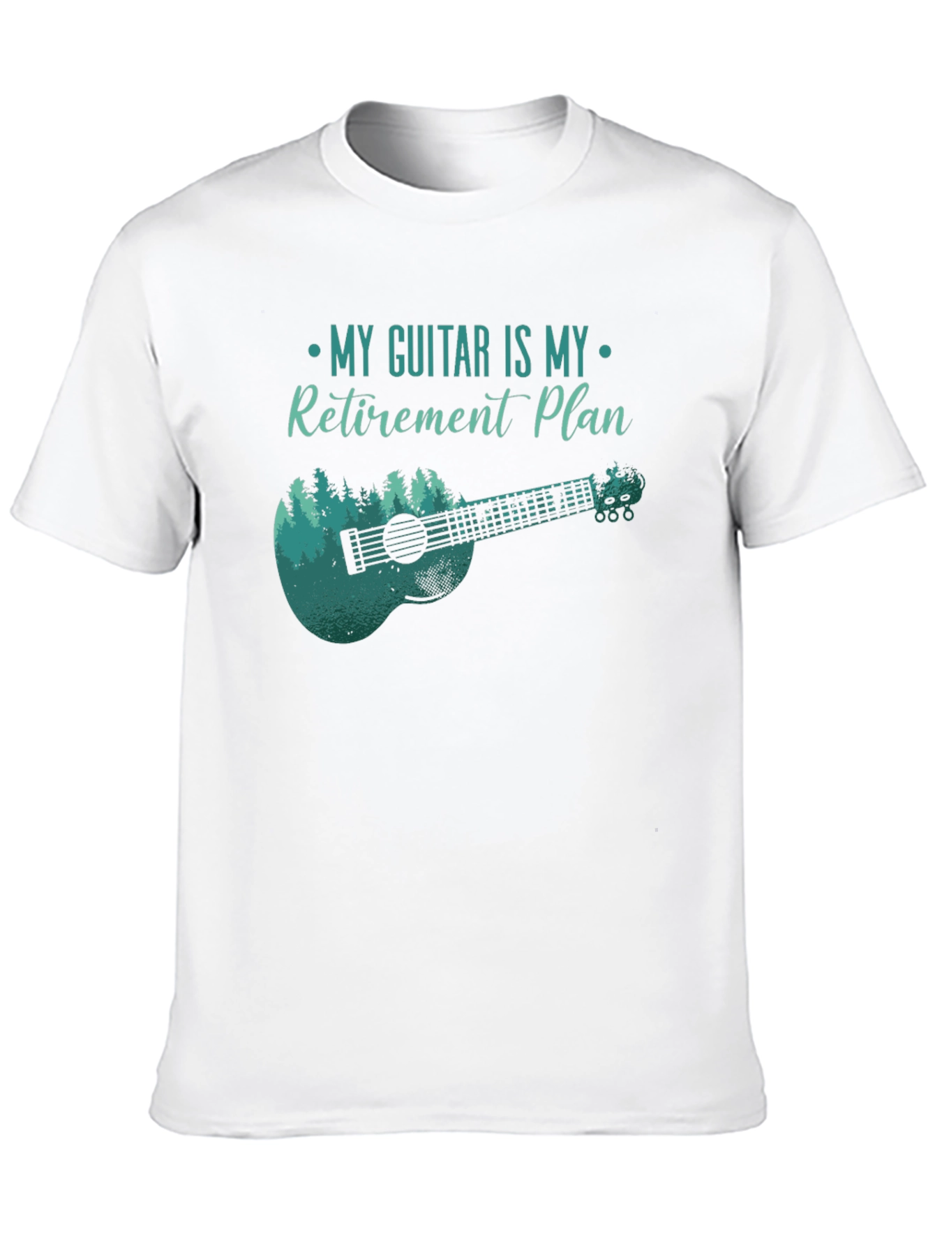 Guitar Retirement Plan Tee - Musicians Gift
