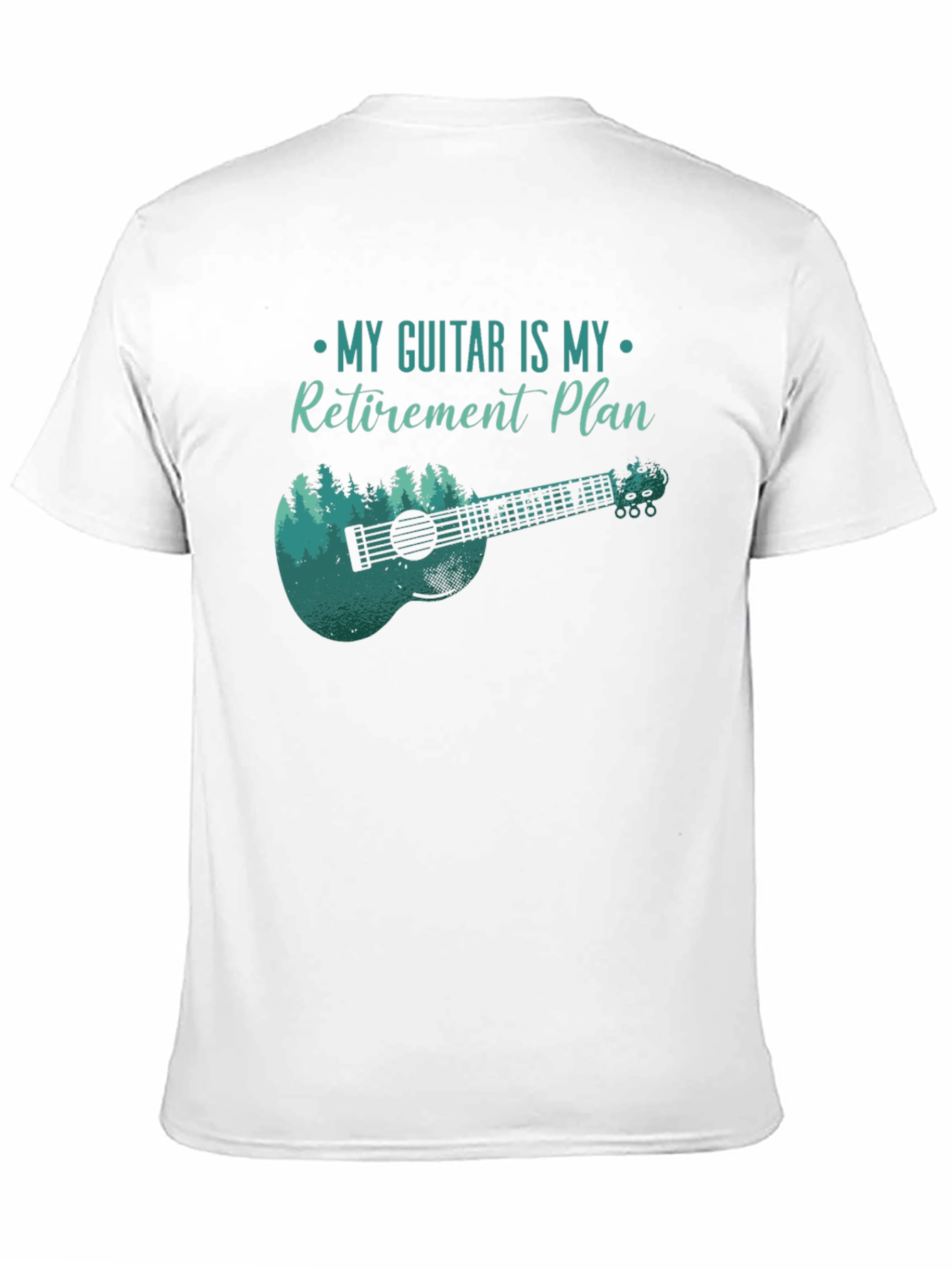 Guitar Retirement Plan Tee - Musicians Gift