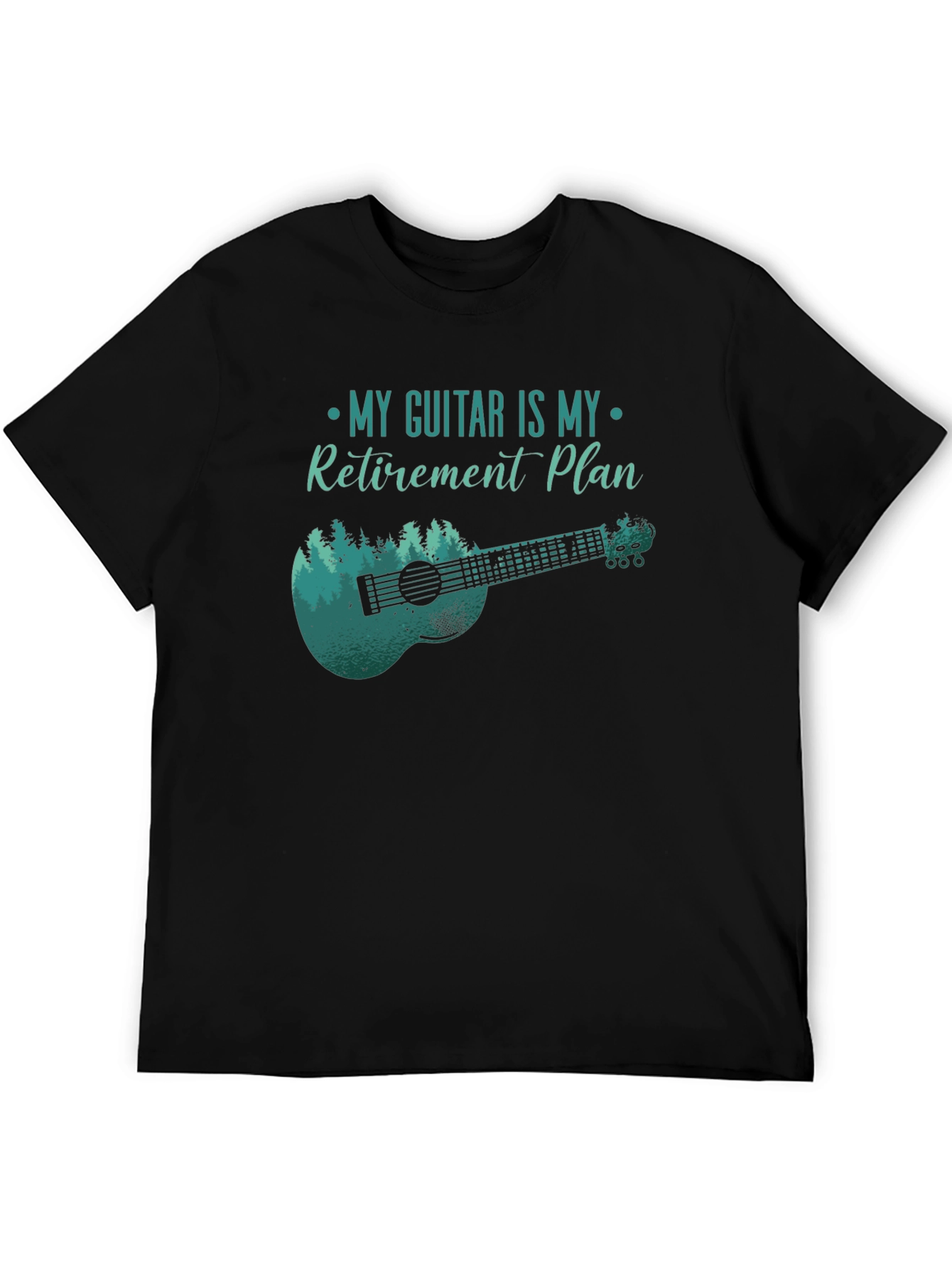 Guitar Retirement Plan Tee - Musicians Gift