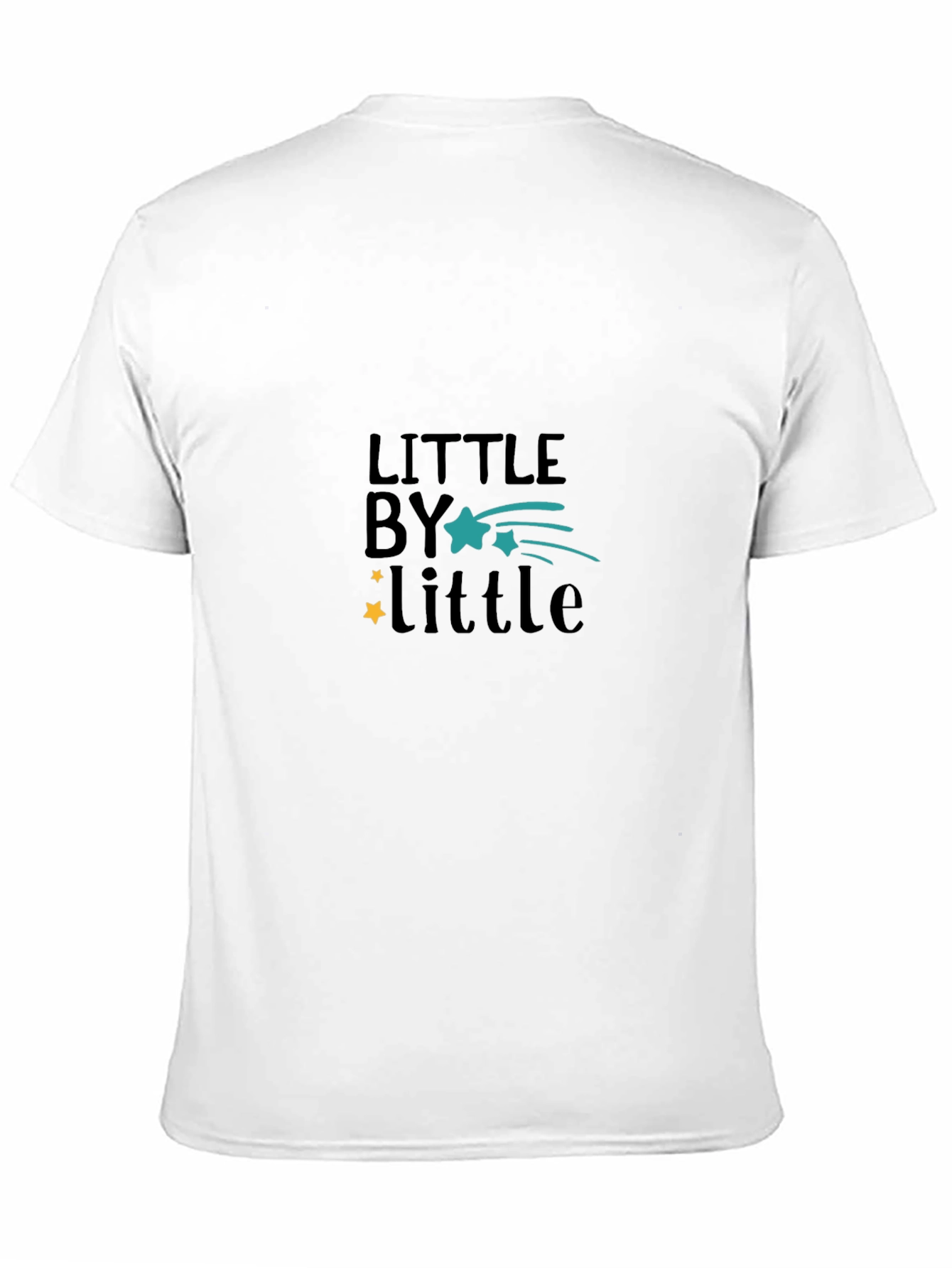 Little by Little Graphic Black T-Shirt