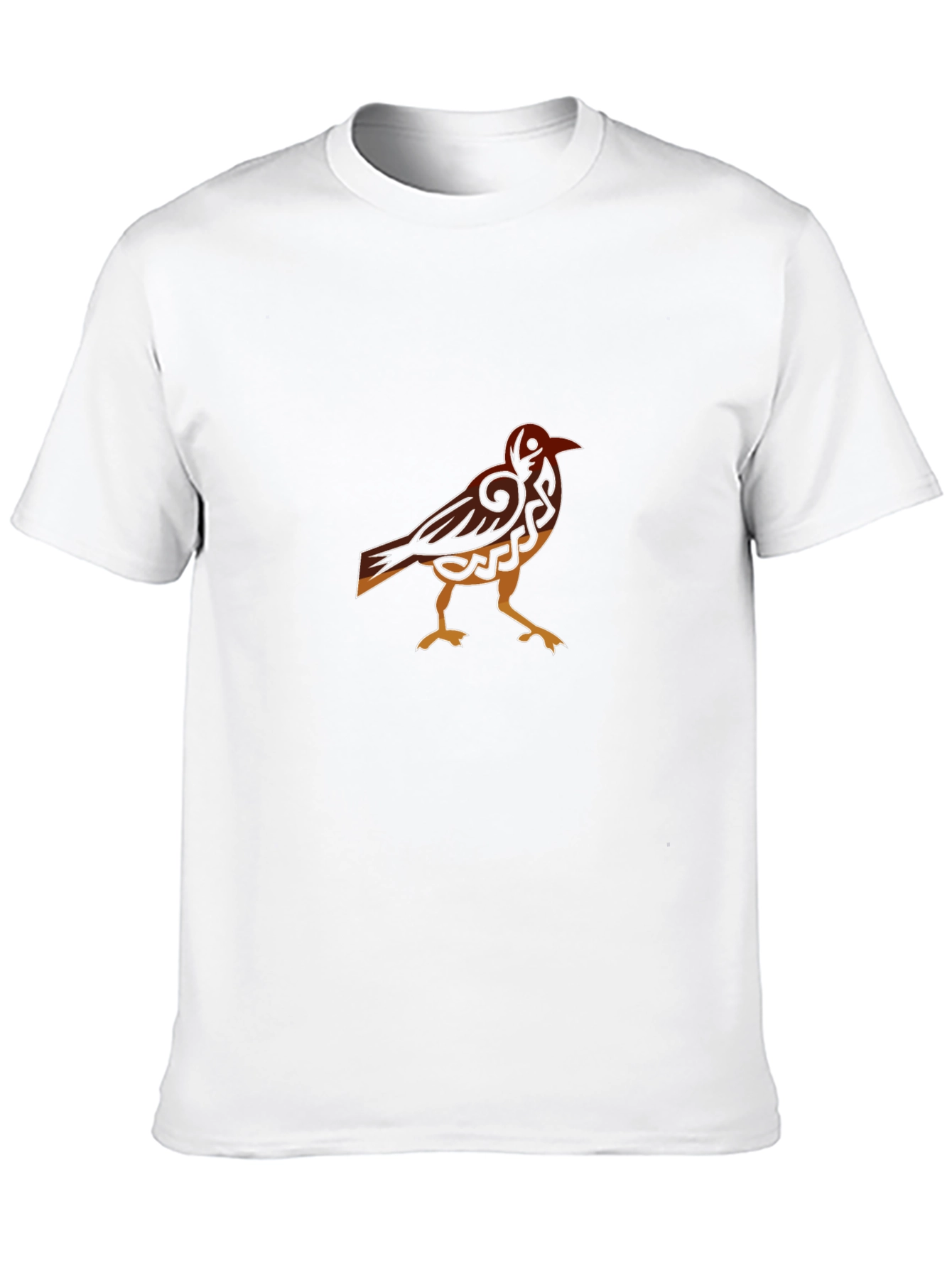 Raven Graphic Tee - Celtic Knot Bird Black T-Shirt