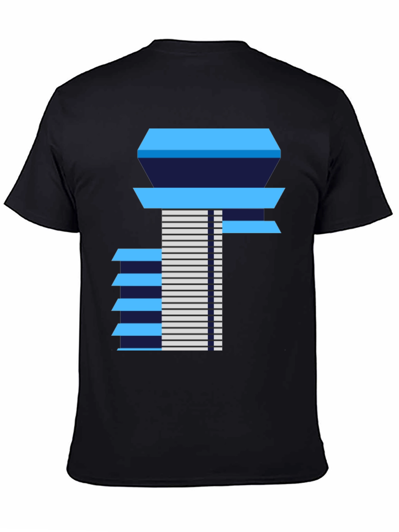 Modernist Building Graphic Tee - Black