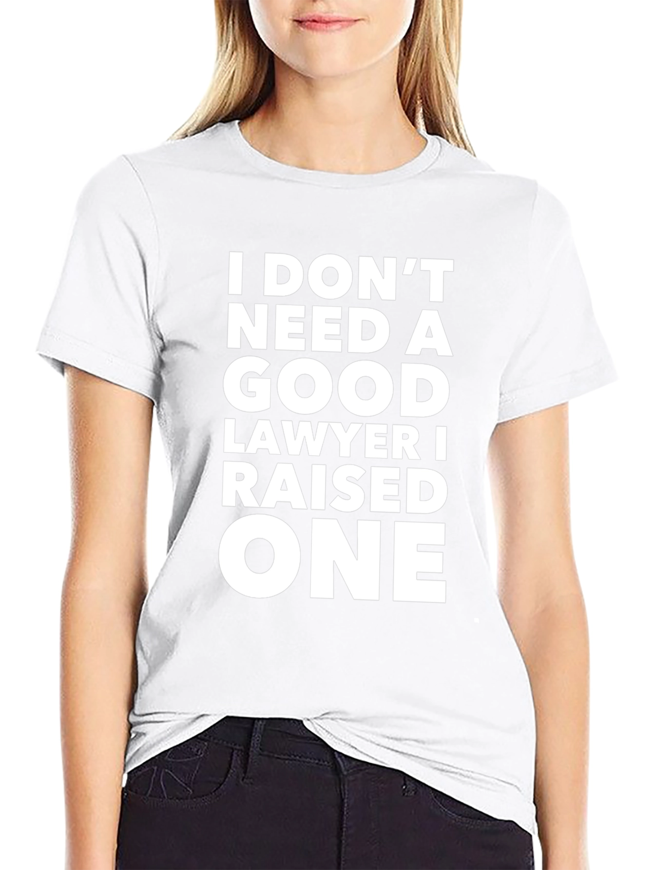 Funny Lawyer Parent T-Shirt - Raised a Lawyer Tee