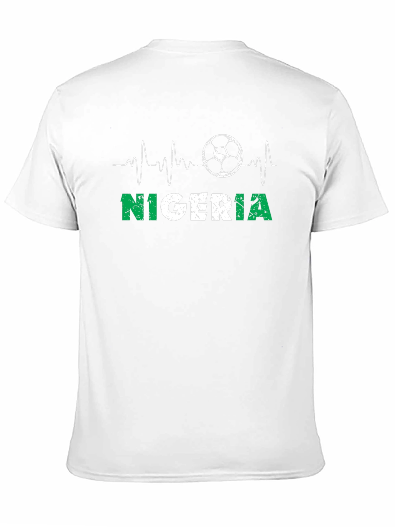 Nigeria Soccer T-Shirt - Heartbeat Football Tee