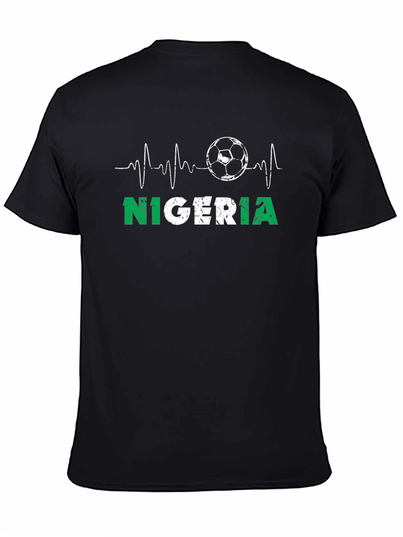 Nigeria Soccer T-Shirt - Heartbeat Football Tee