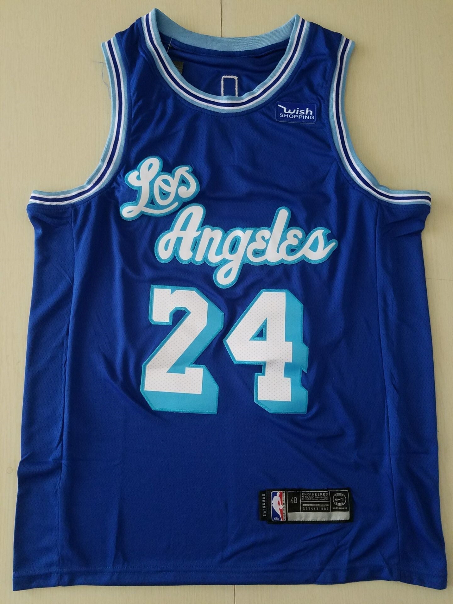 Men's Los Angeles Lakers Kobe Bryant #24 Royal Swingman Jerseys