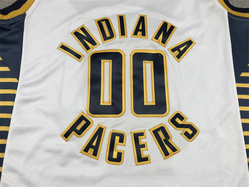 Men's Indiana Pacers Bennedict Mathurin #00 White 2022/23 Swingman Jerseys - Association Edition
