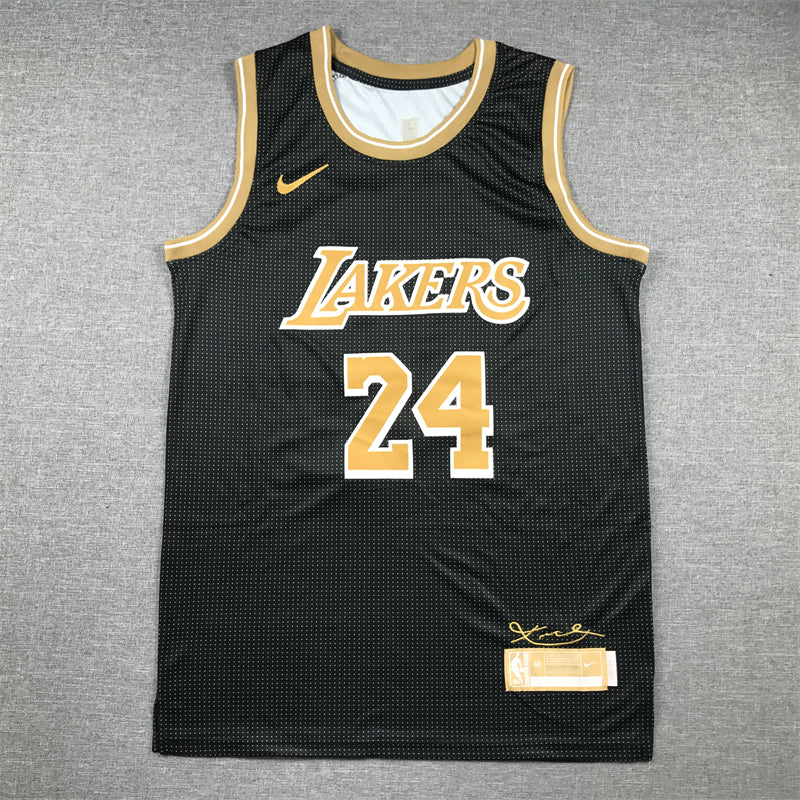 Men's Los Angeles Lakers Kobe Bryant #24 Black Select Series Swingman Jerseys