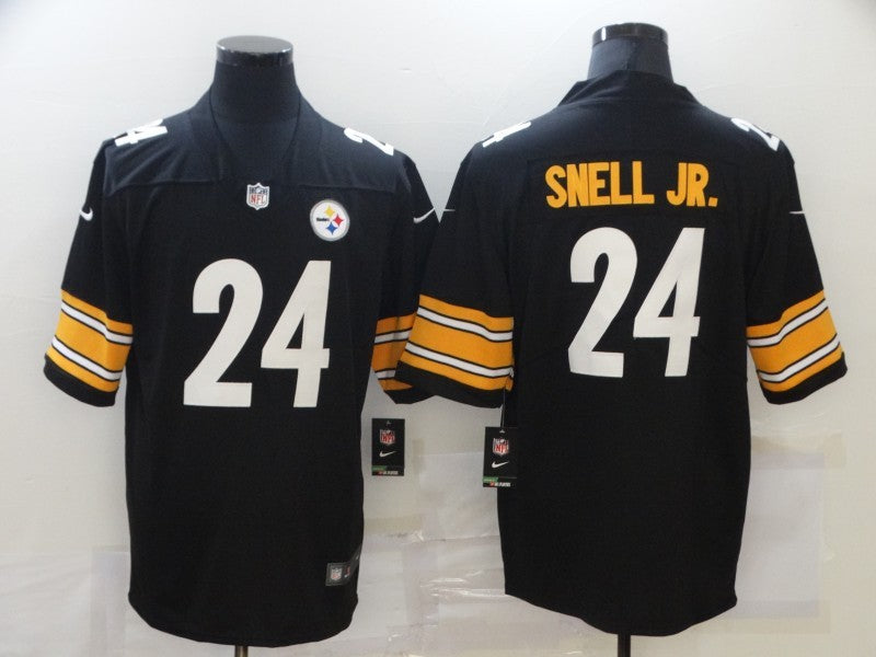 Men's Pittsburgh Steelers Benny Snell Jr. #24 Black Game Jerseys