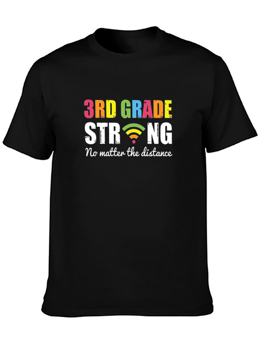 3rd Grade Strong T-Shirt - Distance Learning