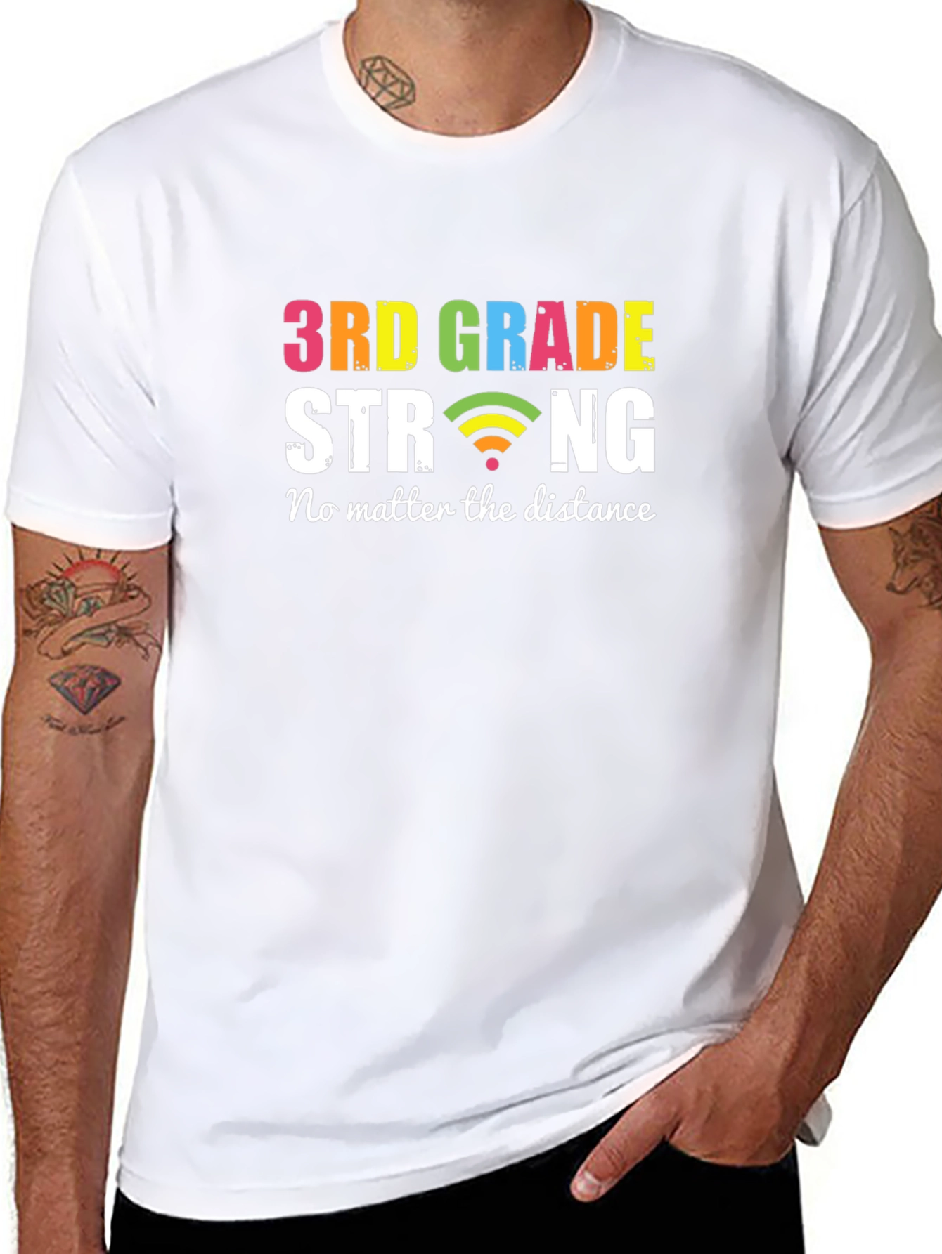 3rd Grade Strong T-Shirt - Distance Learning