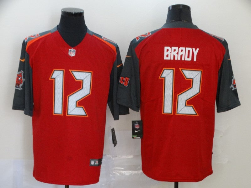 Men's Tampa Bay Buccaneers Tom Brady #12 Red Game Jerseys