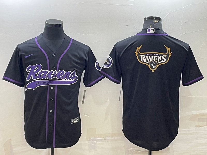 Men's Baltimore Ravens Black Game Jerseys
