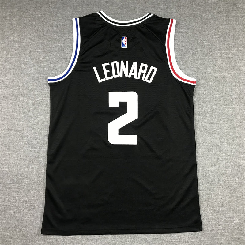 Men's LA Clippers Kawhi Leonard #2 Black 2022/23 Fastbreak Jerseys - City Edition