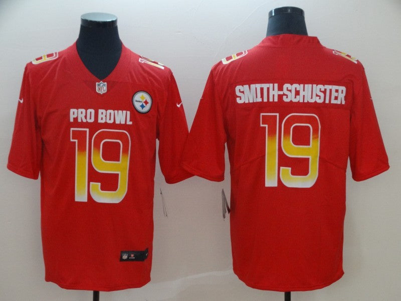 Men's Pittsburgh Steelers JuJu Smith-Schuster #19 Red Game Jerseys