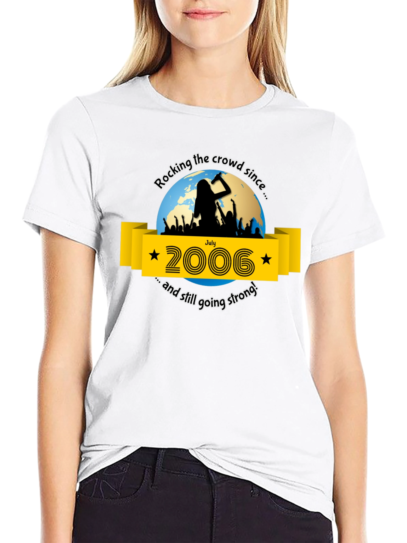 Rocking Since 2006 Black T-Shirt