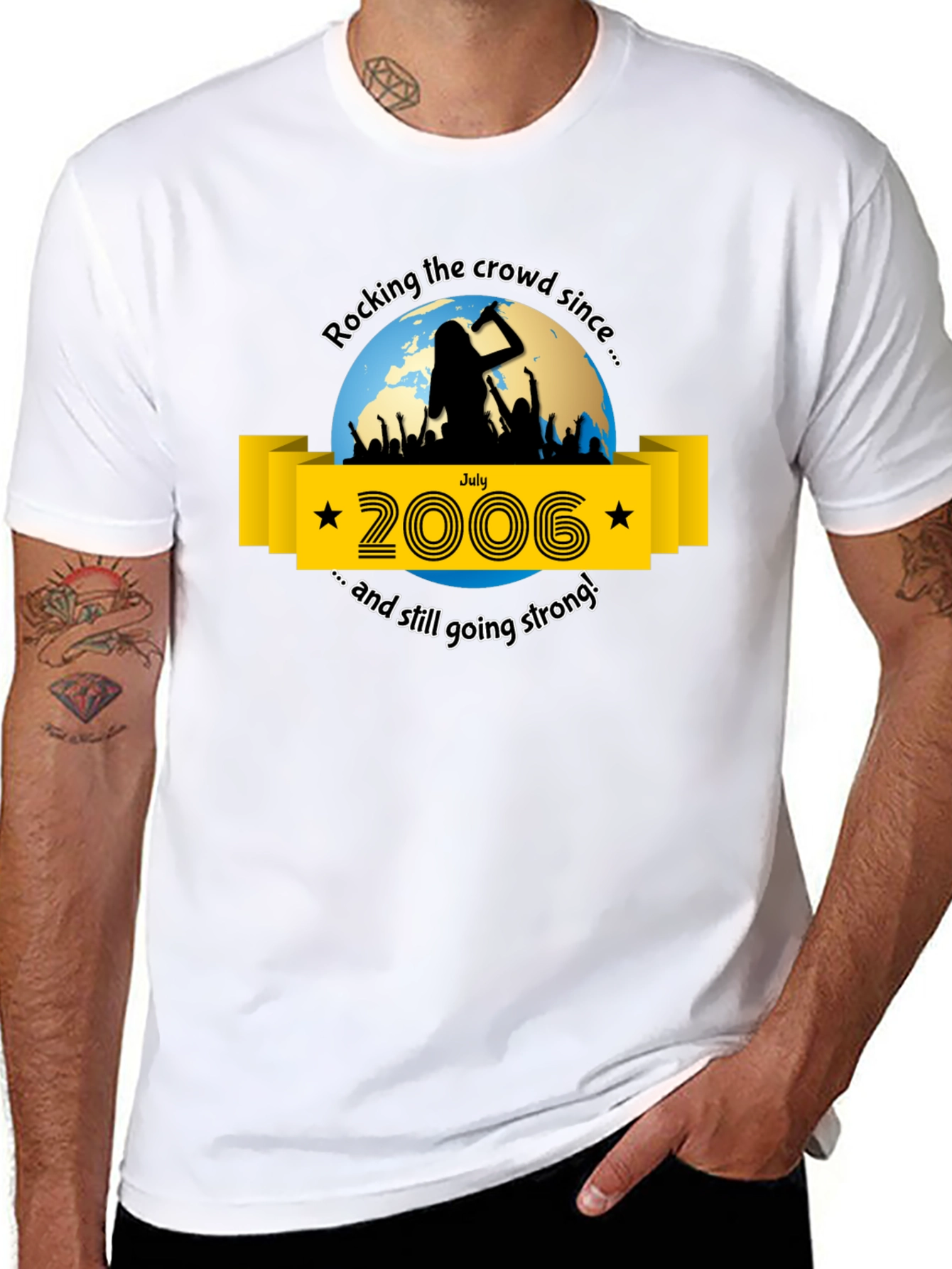Rocking Since 2006 Black T-Shirt