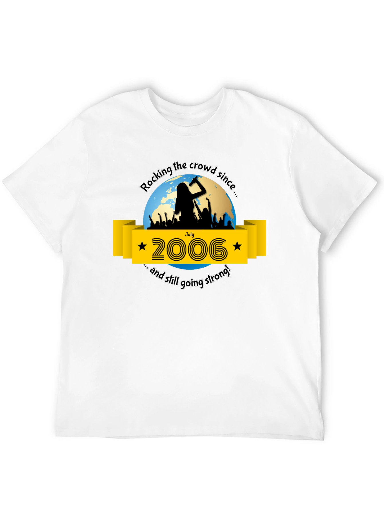 Rocking Since 2006 Black T-Shirt