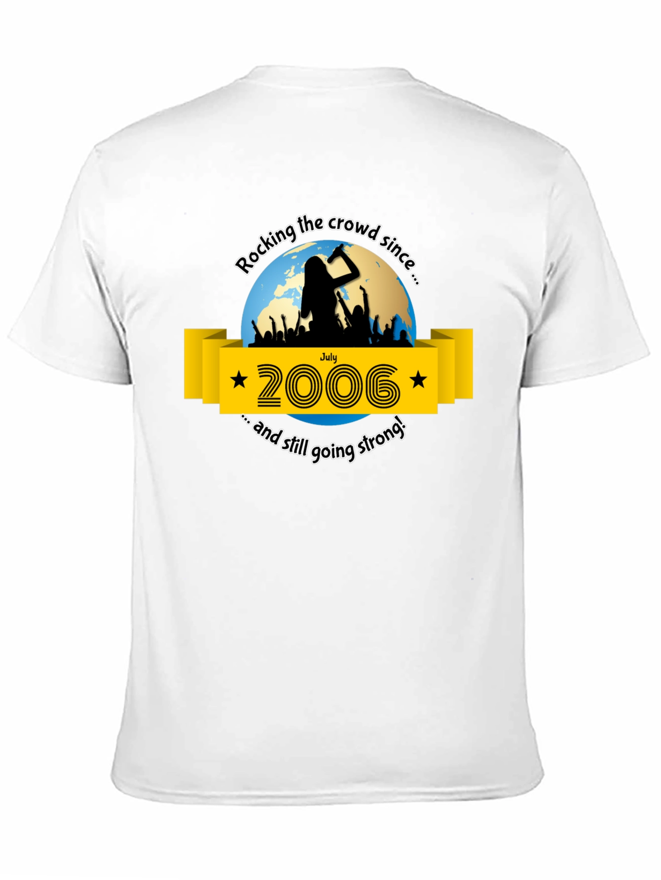 Rocking Since 2006 Black T-Shirt