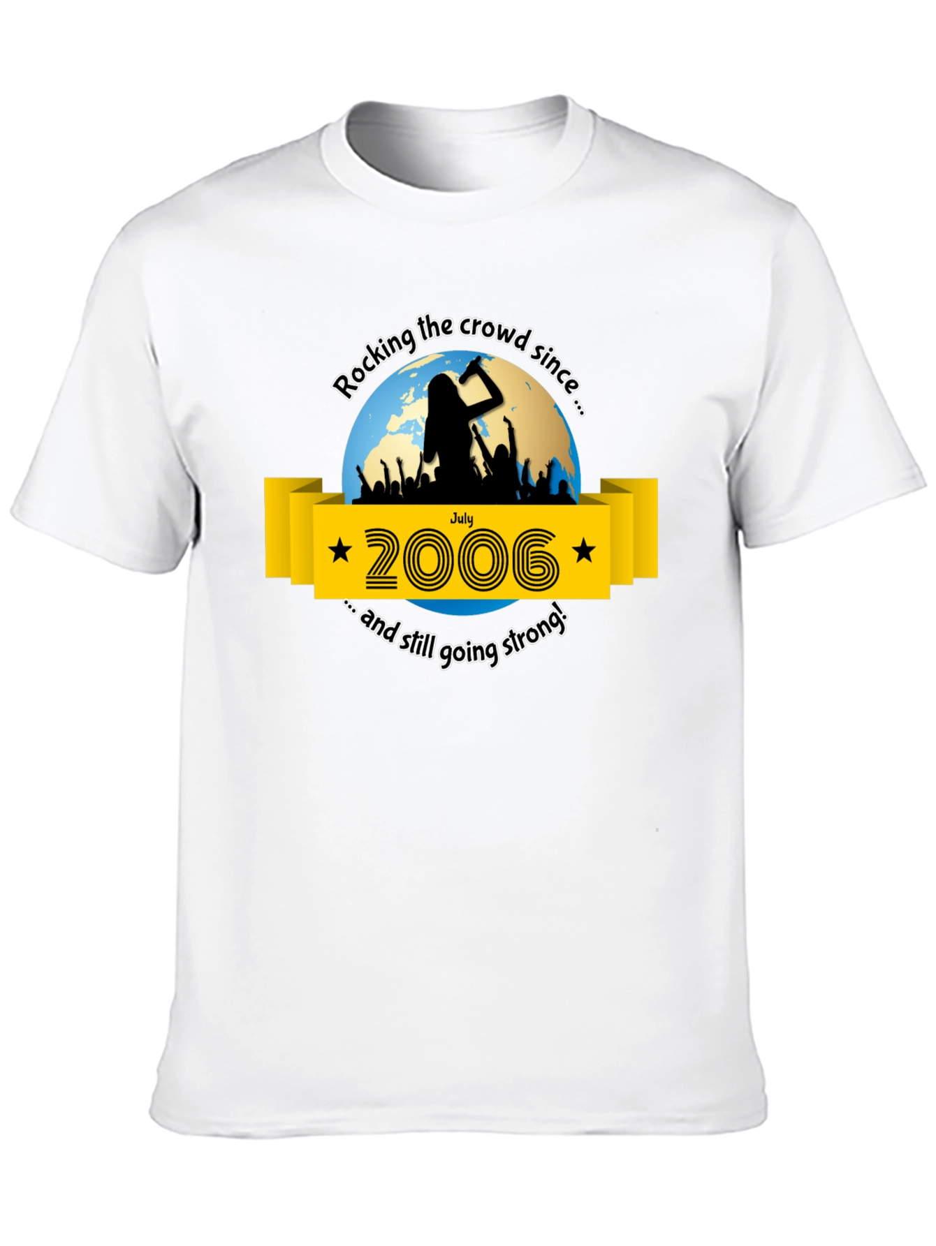 Rocking Since 2006 Black T-Shirt