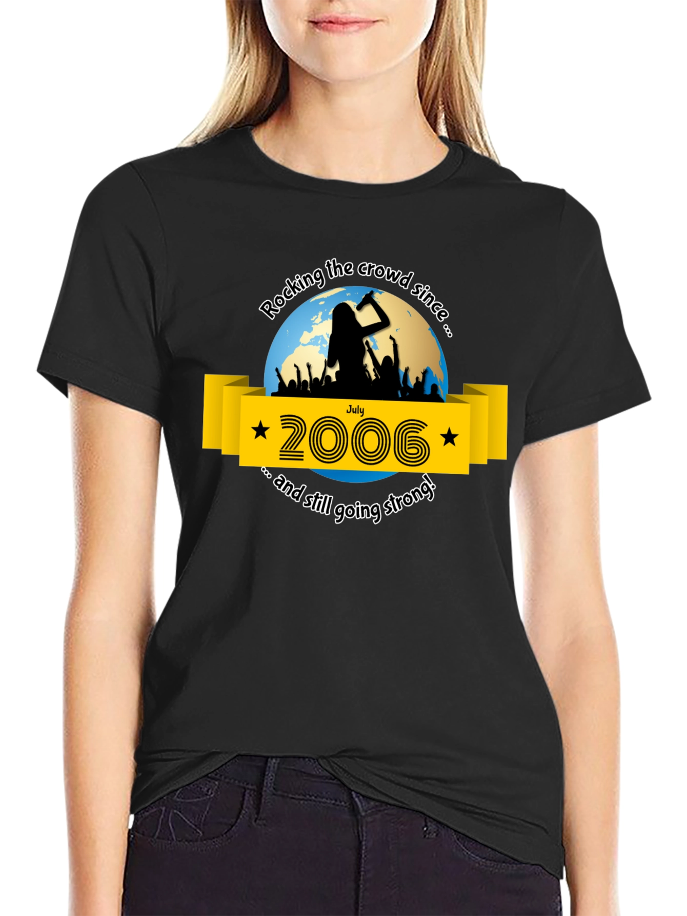 Rocking Since 2006 Black T-Shirt
