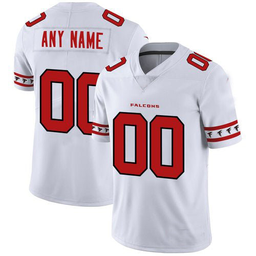 Custom1 Atlanta Falcons White Team Logo Vapor Limited Jerseys Stitched American Football Jerseys