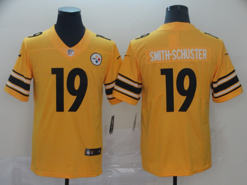 Men's Pittsburgh Steelers JuJu Smith-Schuster #19 Gold Inverted Team Game Jerseys