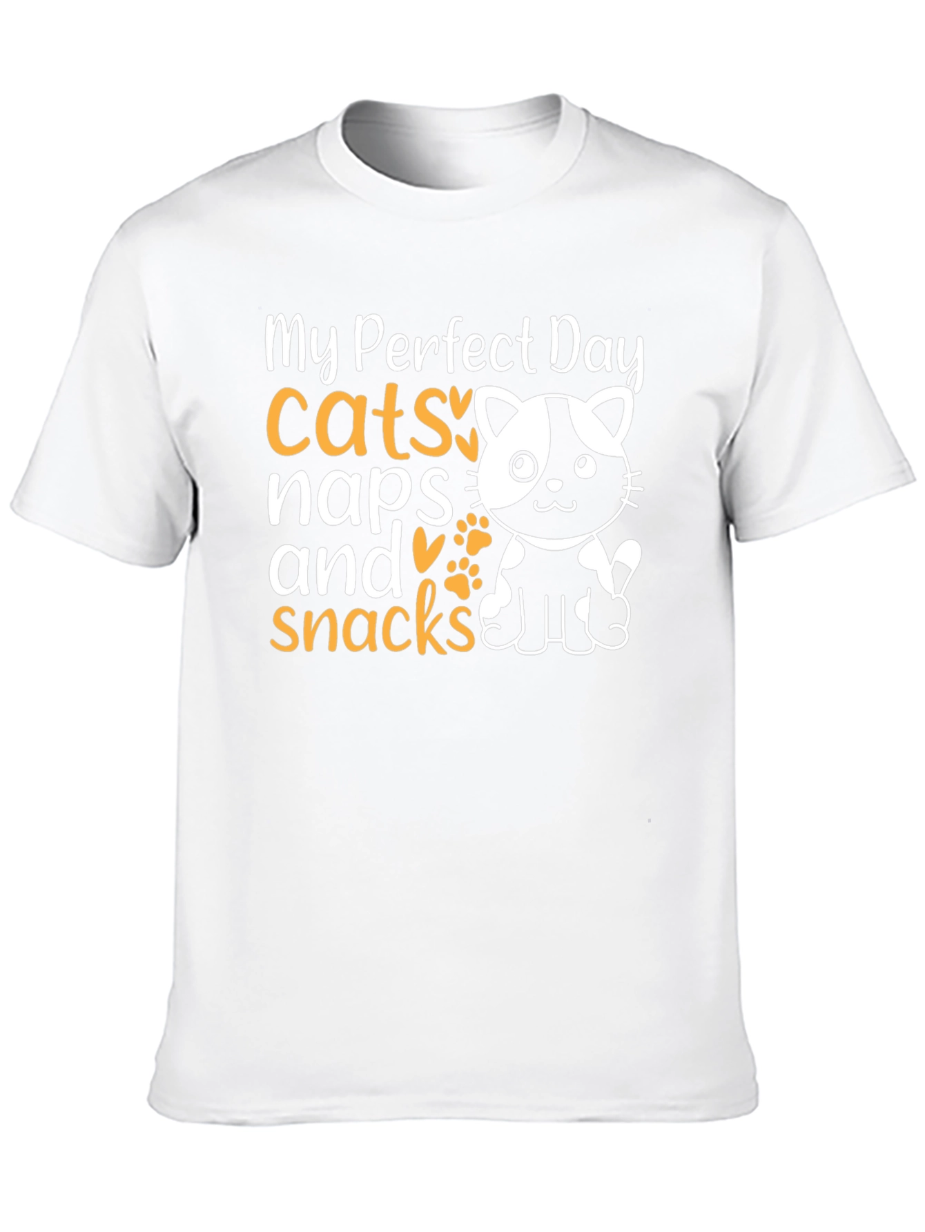 My Perfect Day Cats Naps Snacks T-Shirt