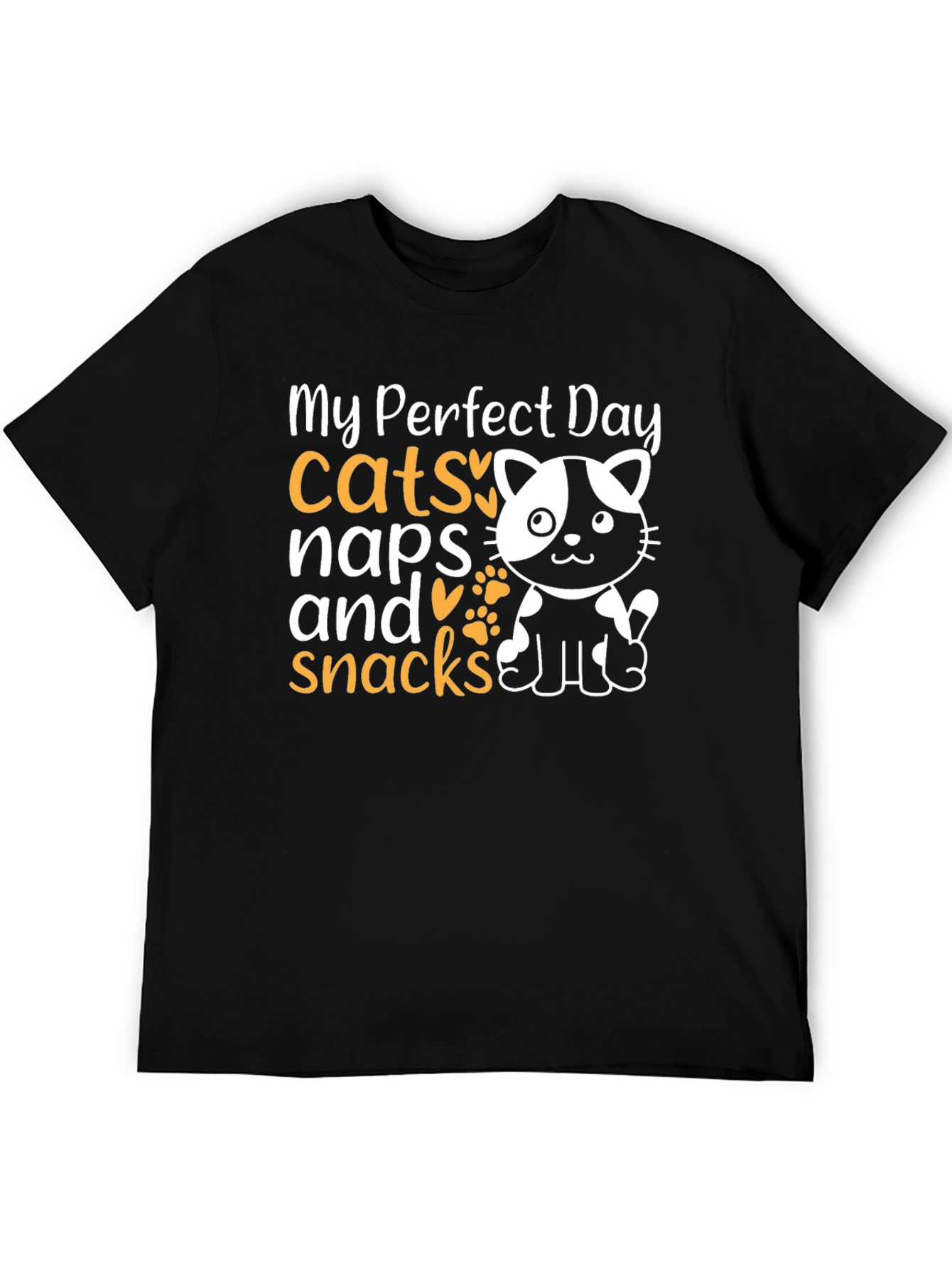 My Perfect Day Cats Naps Snacks T-Shirt
