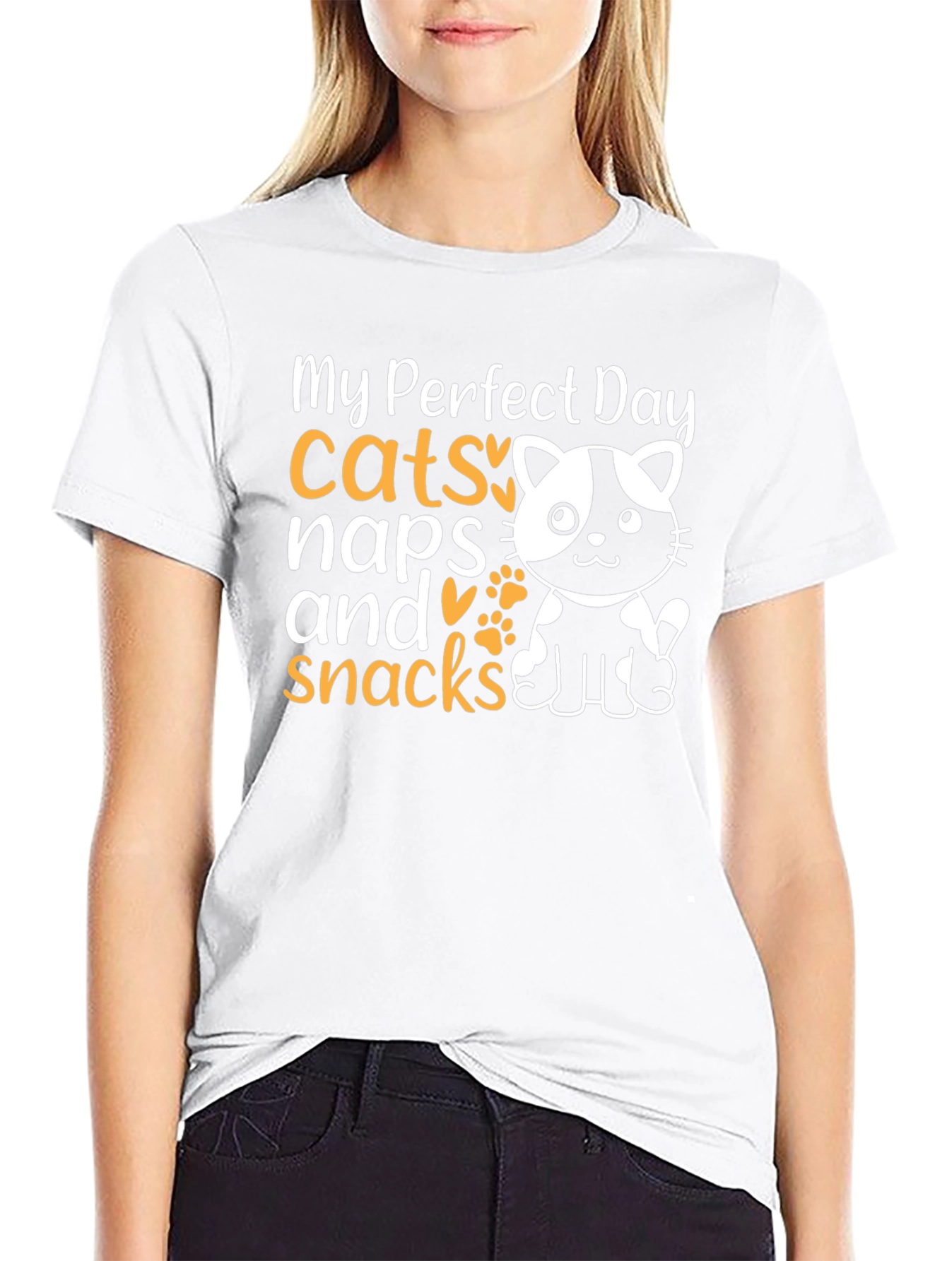 My Perfect Day Cats Naps Snacks T-Shirt