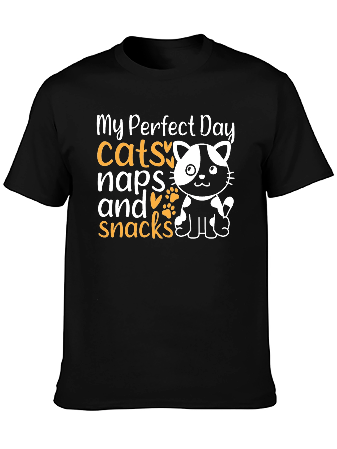My Perfect Day Cats Naps Snacks T-Shirt