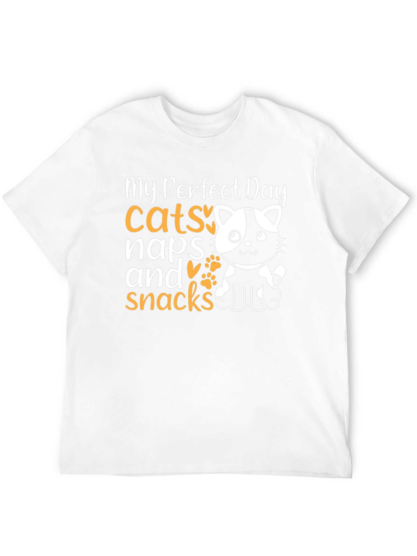 My Perfect Day Cats Naps Snacks T-Shirt