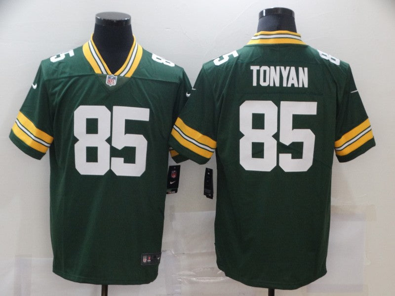 Men's Green Bay Packers Robert Tonyan #85 Green Game Jerseys