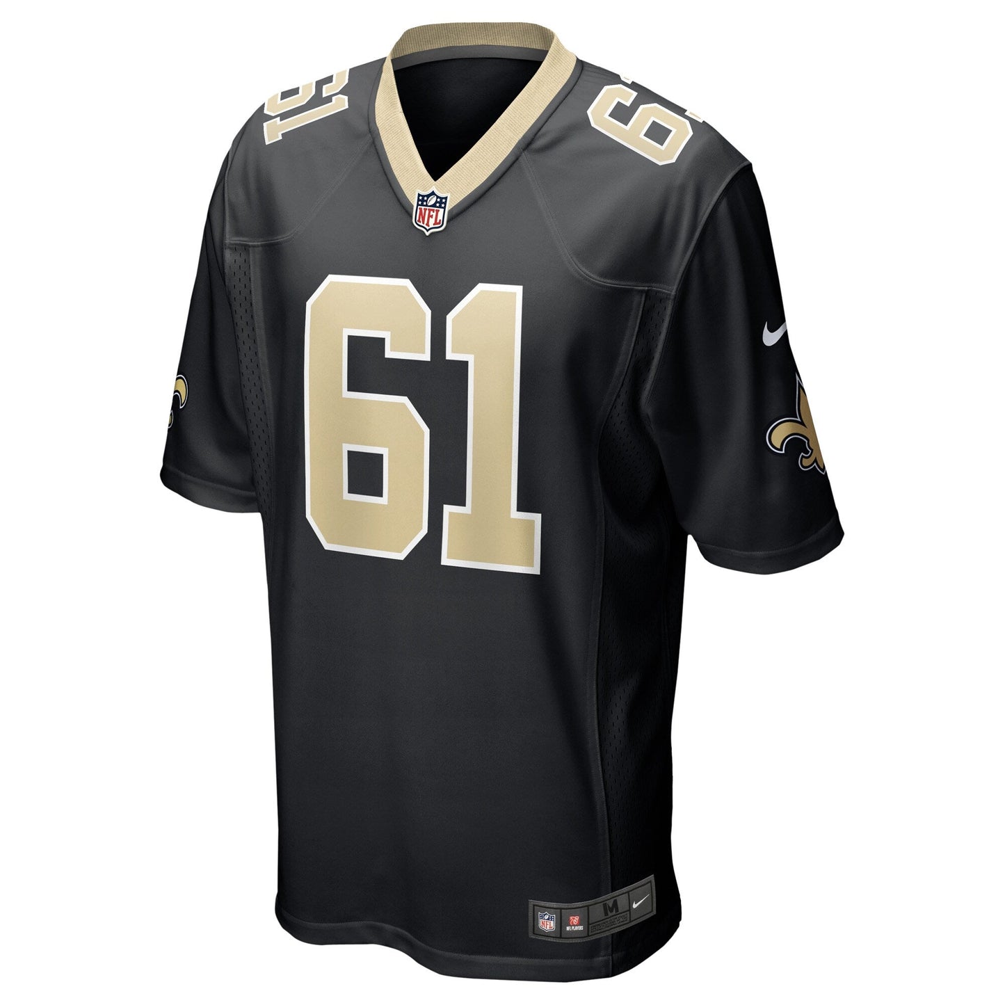 Drew Desjarlais New Orleans Saints Nike Game   Jersey - Black