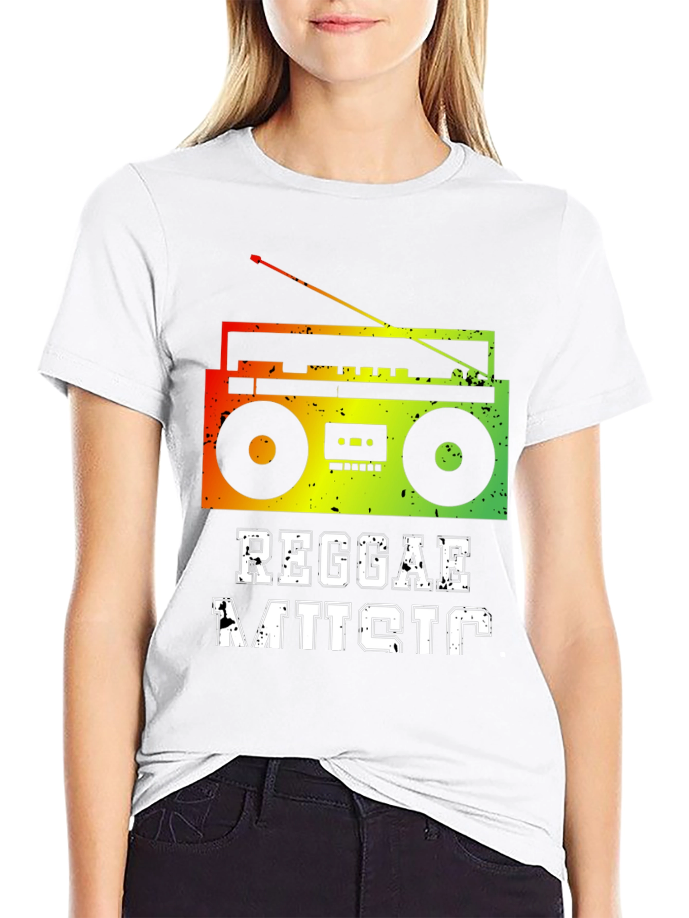 Reggae Music Retro Radio T-Shirt