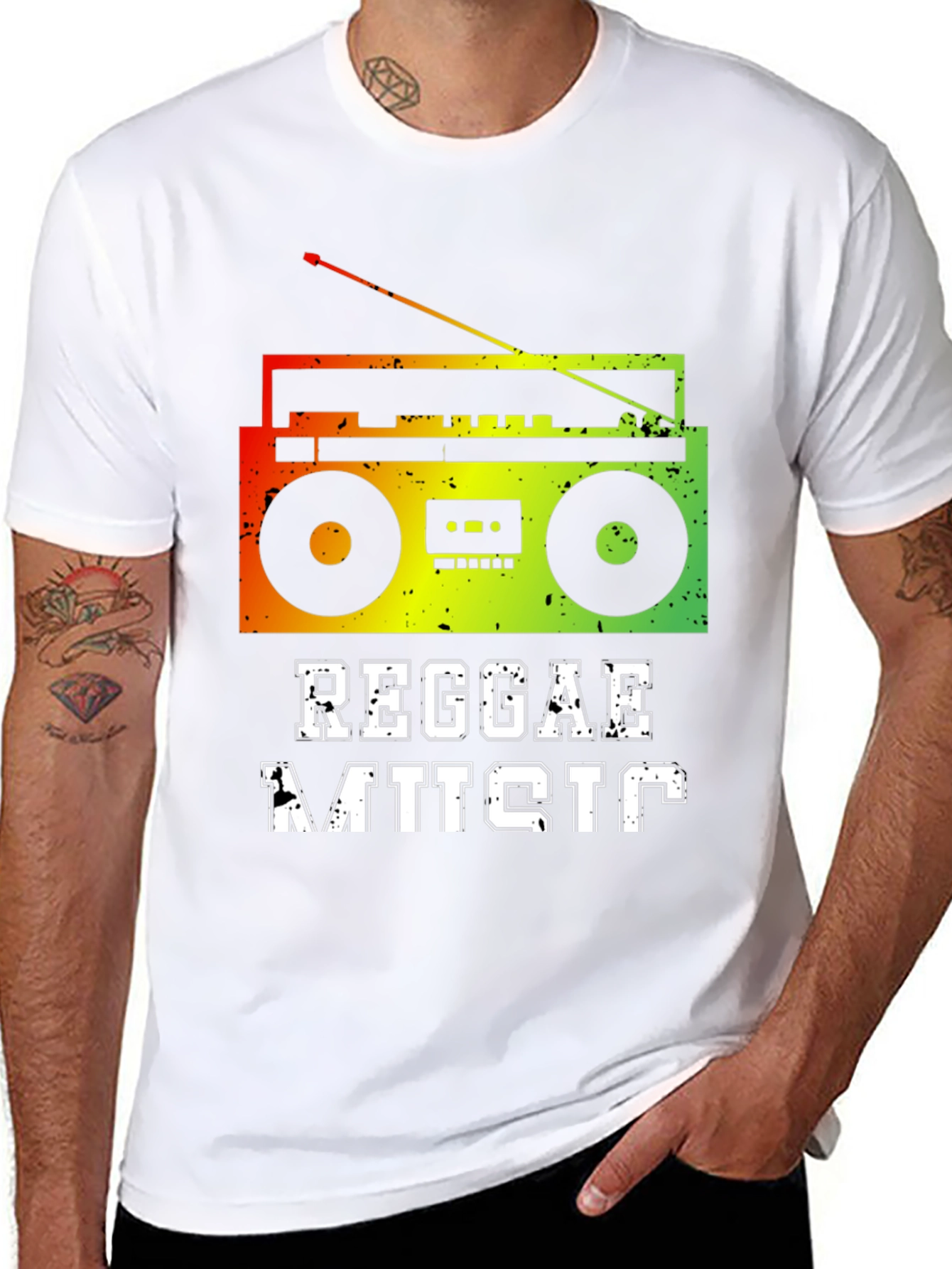 Reggae Music Retro Radio T-Shirt