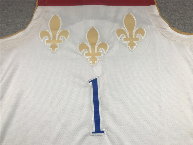 Men's New Orleans Pelicans Zion Williamson #1 White 2020/21 Swingman Jerseys