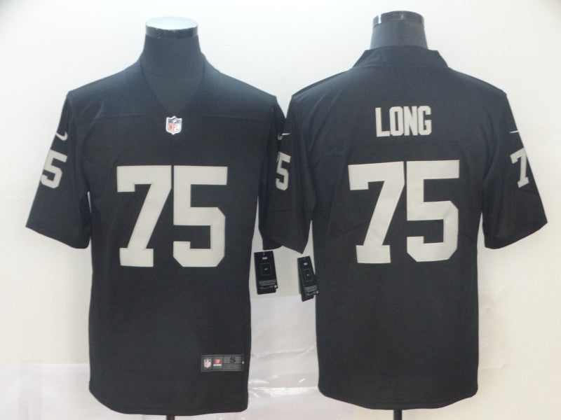 Men's Las Vegas Raiders Howie Long #75 Black Game Player Jerseys